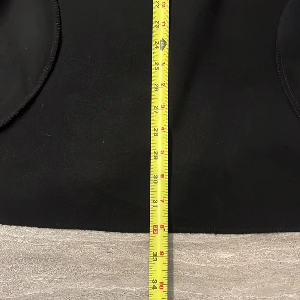 Belted Black Wrap Coat